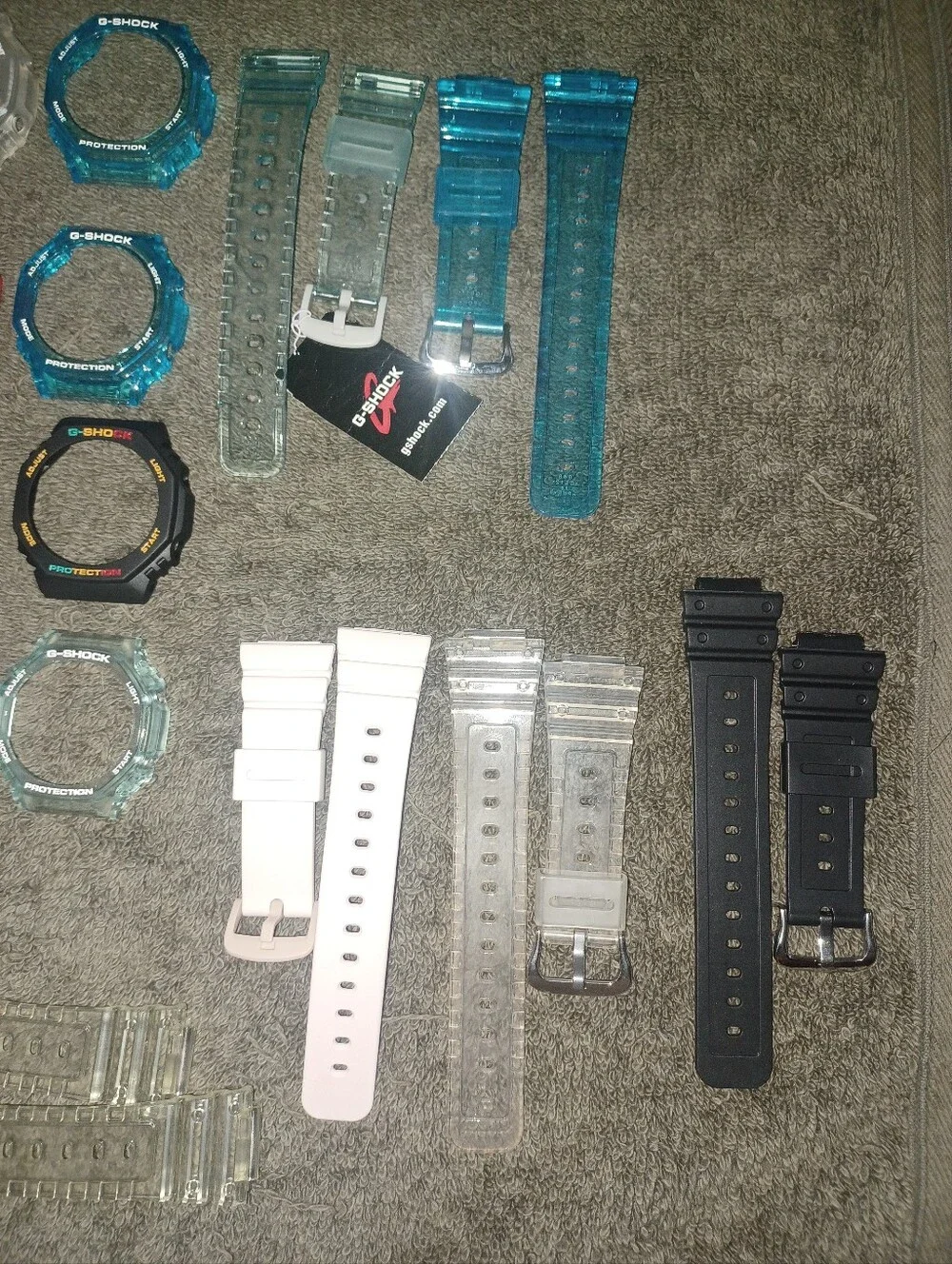 CASIO G-SHOCK 2100 ( BANDS + BEZELS LOT )